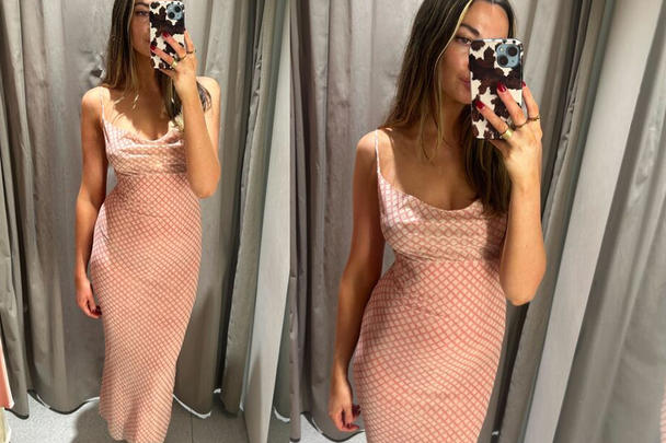 Zara wedding guest dress